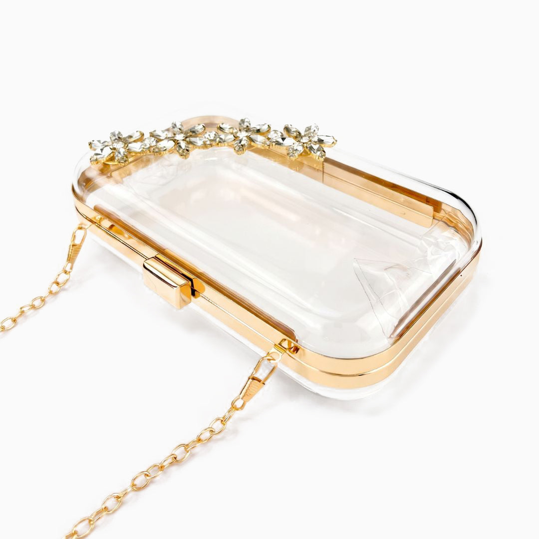 Mirabelle Crystal Clear Evening Bag