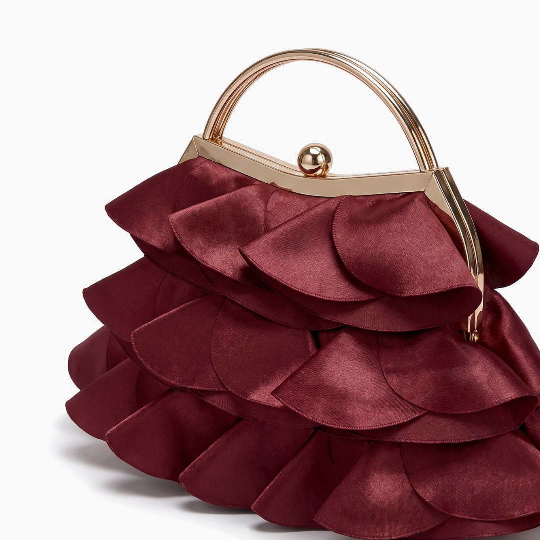 Colette Ruffle Clutch